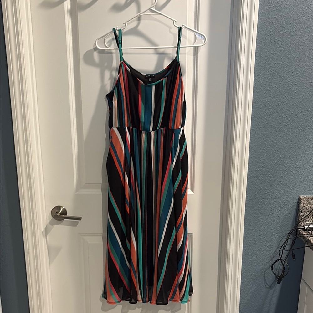 Torrid Multicolor Striped Dress